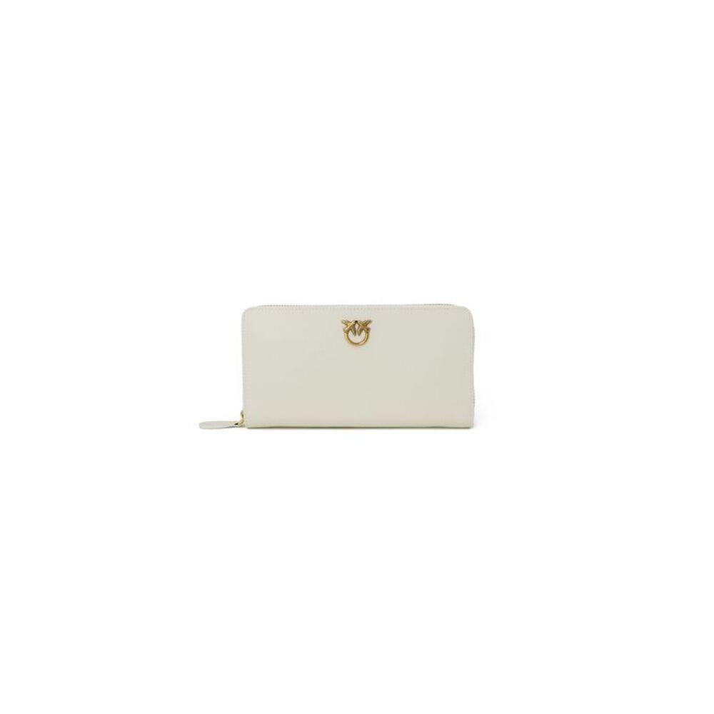 PINKO Cream Leather Women's Wallet
